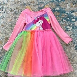 H&M girls dress up unicorn dress size US 5T/6